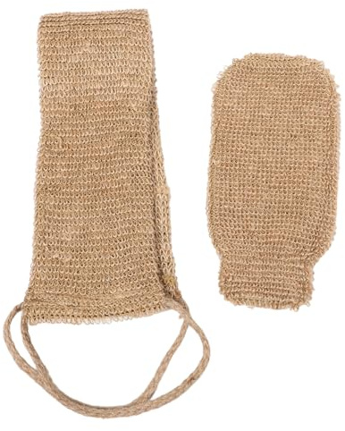 Rückenschrubber Dusche 2 Stück Sisal Schwamm Lange Handstreifen