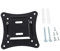 Holibanna Adjustable Stainless Steel Monitor Wall Mount Rack for Screens Sturdy Capacity Versatile Use Home Office Meeting Rooms