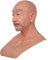 YRZGSAWJ Silikon Maske Männer Realistisch Männliche Altersmaskerade mit Bart für Crossdresser Cosplay Prank Halloween Maskerade (Color 2)
