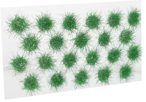 Toddmomy 1 Ensemble De Gazon Artificiel pour Maquettes Arbustes Touffes Gazon Statique Modèle De Chemin De Fer Flocage Herbe Verte Table Synthétique Vert Foncé Plastique