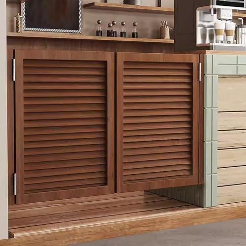 Schwingtür Café Türen Kiefernholz Trenntür Salontüren für Flur Veranda Küche Bar Pub Eingangstrennwand,Braun,120x90cm/47x35in