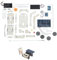 TTETTZ Kit de Maquette de Voiture Solaire à Faire Soi-même, Projet D'ingénierie