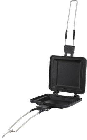 ZJchao Non Stick Egg Frying Pan, Mcgriddle Pan Small Panini Press Detachable Grill Frying with Handle Panini Toaster for Gas Stove Induction Cooker