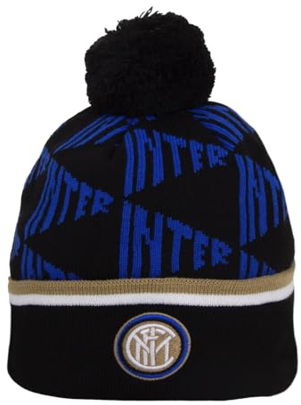 COPA - Mütze Herren - Fußball - Inter Mailand All Over - Schwarz - 100% Acryl - Einheitsgröße