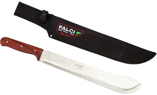 1 PZ RONCOLA MACHETE FALCI ACCIAIO LAMINATO/LEGNO CM 50 + CUSTODIA