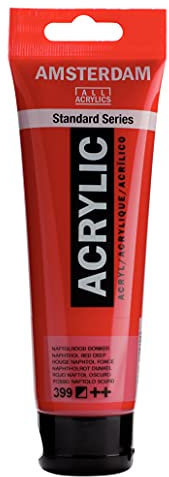 Amsterdam Standard Series Acrylique Tube 120 ml Rouge Naphtol Foncé 399 (17093992)