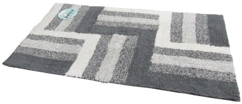 Batex Badteppich Duo Multicolor grau/Silber 50x90cm