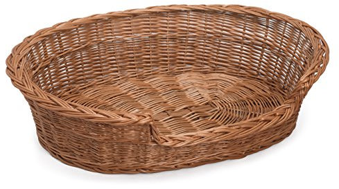 Prestige Wicker Dog Bed Basket, 85 cm, Large
