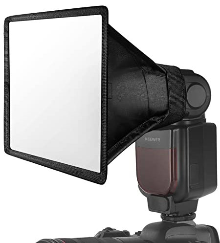 NEEWER 15x12,5 cm Speedlite Softbox Blitzlicht Diffusor für Canon 580EX II 600EX-RT, kompatibel mit YongNuo YN560 III YN560 IV, Nikon SB-900 SB-910, NEEWER TT560 TT520 TT660 und andere DSLR Blitze