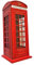 Money Boxes London Telefonzelle Spardose - Britische Andenken aus England UK - Rot - Metall - 14 cm x 6 cm x 6 cm - Art Deco - Souvenir - Kinder