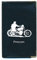 Syl'la – Porte-papiers Voiture Cuir Noir Motif Moto Harley – Étui Carte Grise, permis pour Homme et Femme – Personnalisé avec prénom