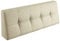sunnypillow Palettenkissen Palettenauflage Palettenpolster Palettensofa Sitzkissen Rückenlehne gesteppt Rückenkissen 120x40x20/10cm Ecru