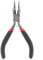 Piercing Pliers, Set of 3-Piece Jewelry Needle Nose Pliers and Long Nose to Make Jewellery, for Thick or Embedded Nails for Stainless Steel Nails, Dotting, Curved Blade(#2)