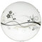 Aplique difusor de cristal circular media luna cristal metal serigrafiado dormitorio cocina salón E27 (Ø30 cm)