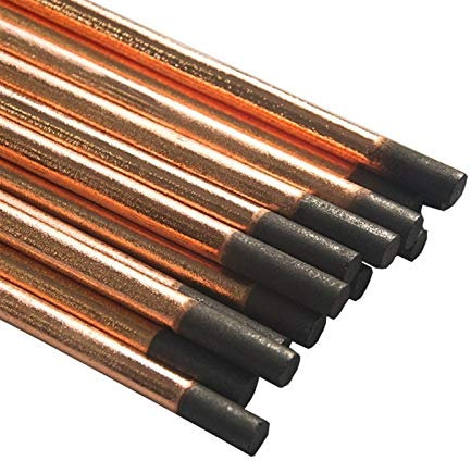ZHaonan-tiges de soudures Tiges de gougies à arc de carbone à air 5 pcs, pour la tige de carbone d'électrode CC 4-10mm, tige d'électrode de graphite rond en cuivre, Pour le soudage ( Diameter : 10mm )