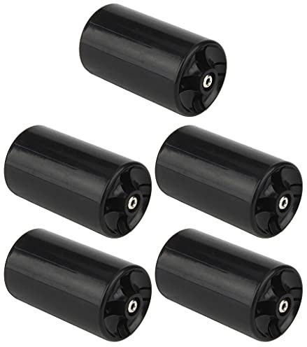 ZIRAN Battery Adapter Case Battery Adapter Type AA to C Battery Spacer Adapter with AA Rechargeable Battery-Pack of 5