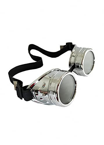 Ulalaza Vintage Steampunk Brille Brille viktorianischen Retro Cyberpunk Gothic Cosplay