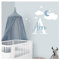 Little Deco Wandtattoo Mond Sterne & Wunschname I Wandbild 52 x 45 cm (BxH) I Kinderzimmer Babyzimmer Wandaufkleber Junge Stern Wandsticker Aufkleber Sticker DL318-D6