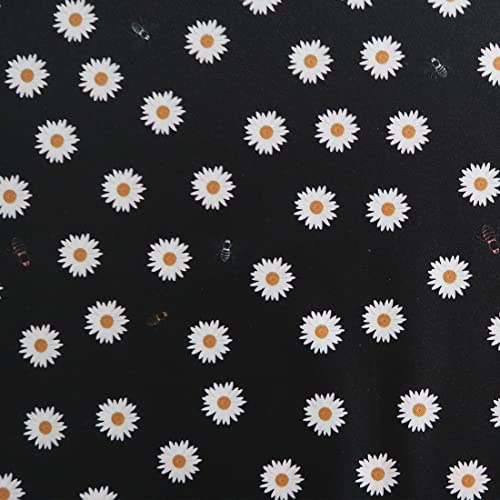HEKO PANELS Stoff Oxford wasserdicht, Gänseblümchen, 155 | Dekostoffe zum Nähen und Handwerken, blickdichte Möbelstoffe, Nähstoffe DIY, als Meterware erhältlich