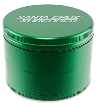 Santa Cruz Shredder Herb and Spice Grinder Made in USA (Large (2.7 Inch), Green)