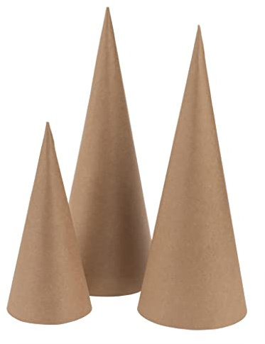 GLOREX 6 2027 113 pappkegel, natur, 10/18/26cm