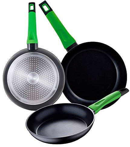 Set 3 Sartenes antiadherentes San Ignacio en aluminio forjado