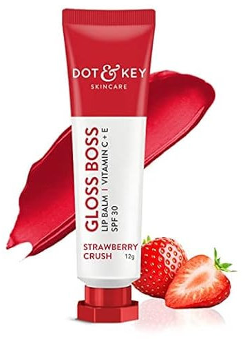 Avoka Naturals Dot & Key Strawberry Lippenbalsam – 12 g