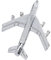 Broche D'avion Broche En Argent Pour Les Agents De Bord Tie Pin Jet Flight Badge Brooch Accessoires