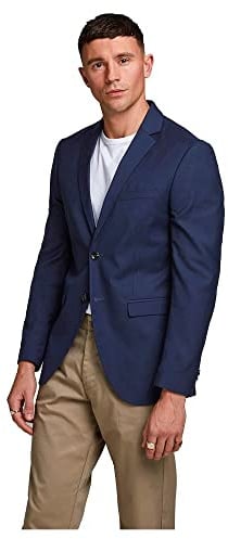 JACK & JONES Herren Jprfranco Blazer Ps Noos Sakko 12202681 ,Dark Navy ,62