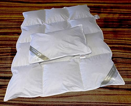 Betten Hofmann Set Luxus Baby Kinder Ganzjahres Daunenbett Daunendecke 100x135 + 40x60