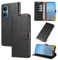 KKEIKO Coque pour Honor X7, Antichoc Magnetique Étui à Rabat avec Porte Cartes, Portefeuille Housse en Cuir PU Coque pour Honor X7, Noir