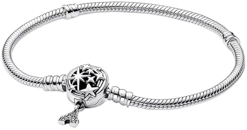 HappyStar Armkette Damen Silber 925 Charms Bracelets armband damen Kmpatibel Mit Beads Charms anhänger