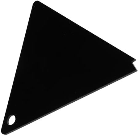 NULYLU Triangle Ski Und Snowboardwachsschaber Aus Acryl Dreieckig Verschleißfest Universell Einsetzbar Für Wintersportzubehör
