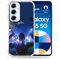 Cokitec Verstärkte Schutzhülle für Samsung Galaxy A55 5G Manga SAO Sword Art Online Epee
