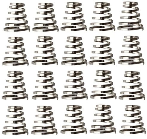 Loopunk Bike Wheel Skewer Spring Stainless Steel Bike Hub Quick Release Lever Shafts Spring For Cycling Mountain Road Bike Bike for Mountain Bike Road Bicycle Cycling Accessories 20 Pcs