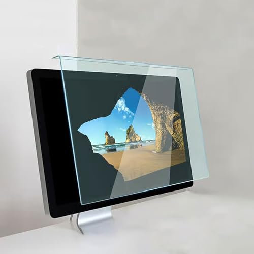 Guoyoocc Filtre Anti-Lumière Bleu de 11,6 à 32 Pouces pour Bureau/Moniteur,filtrant Anti-éblouissant Protection des Yeux,Pas D'empreintes Digitales,Protection des Yeux,Amovible et réutilisable