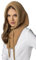 Vivisence Schalmütze Kapuzen Schal Balaclava Für Damen Kombination Aus Stilvolle Mütze Und Loop-Schal Verstellbarem Kordelzug Aus Weichem Und Warm Garn Winter Herbst 7097, Karamellfarben,Einheitsgröße