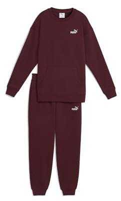 PUMA Damen Sweat Suit Relaxed Fl Cl Strickanzüge, Rubinschimmer, M EU