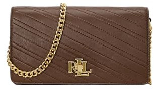 Lauren Ralph Lauren Umhängetasche Tech Case Trnlk Ph Bg 432951212, dunkelbraun, Einheitsgröße