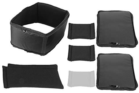 Große, wasserdichte, Herausnehmbare Tasche für Spiegelreflexkameras mit Gepolsterter Inneneinteilung (Black)