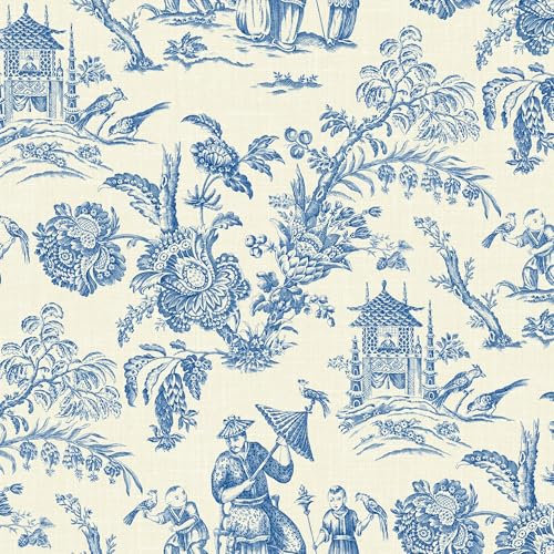 Galerie FC61812 French Country Blue Chinois Wallpaper