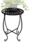 Hailerio Portapiante in Metallo - Ripiano Espositivo in Metallo da 38 cm | Mensola Decorativa Rotonda per Fiori Ideale per Balcone Terrazza Soggiorno Ingresso Serra Camera da Letto