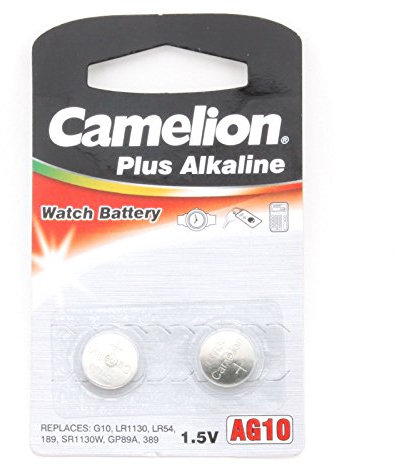 Camelion Alkaline AG10 1,5 V Knopfzelle (2 Stück)