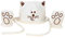 Aiklin Baby Mütze Katze-Form Erstlingsmütze (Weiß)