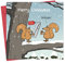 Twizler Merry Christmas Card with Squirrels & Nutcracker - Funny Christmas Card for Men & Women - Humour Xmas Seasons Greetings for Male Female