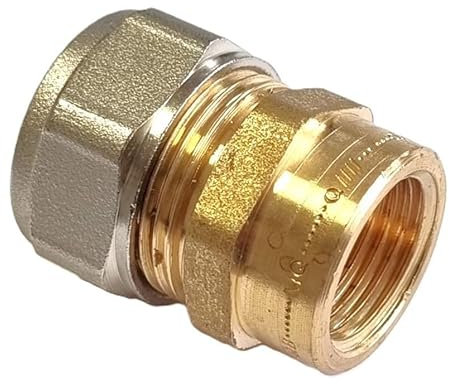 H2O-Flex® 16er Schraubfitting - Übergang mit 3/4 Innengewinde 16 x 2,0mm Klemmringverschraubung für Aluverbundrohr und Mehrschichtverbundrohr DVGW
