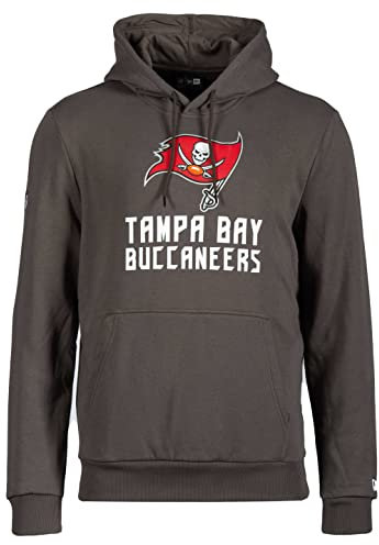 New Era - NFL Tampa Bay Buccaneers Team Logo and Name Hoodie Farbe Dunkelgrau, Größe XS