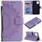 CoverKingz Handy Tasche kompatibel mit iPhone 12 Mini [5,4 Zoll] - Handycase mit Kartenfach Handyschutzhülle Cover - Smartphonehülle klappbar Motiv Mandala Lila