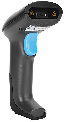 CCYLEZ Drahtloser Barcode-Scanner, Bluetooth-Handscanner mit QR-Code-LED-Leser, Kabelgebundener Barcode-Leser mit USB-Kabel