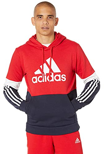 adidas Color-Block Pullover Hoodie